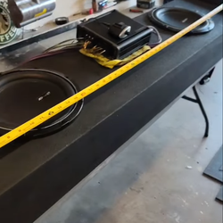 JCPOWER SHALLOW 10 INCH DUAL VOICE COILS D-4 SUBS WITH SOLID BOX/KICKER AMP 600.1 AND JVC BLUETOOTH USB AUX CD PAIR OF RCA