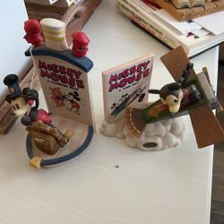 Mickey Bookends Disney Vintage 