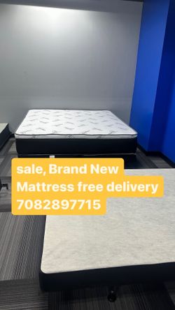 Huge sale for Mattress And Box Twin size #mattress and box 150.$ full 190$ Queen 200$ king 290$. free delivery free set up 708….289…7715… cash or Zell