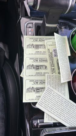 San Diego Fair ticket