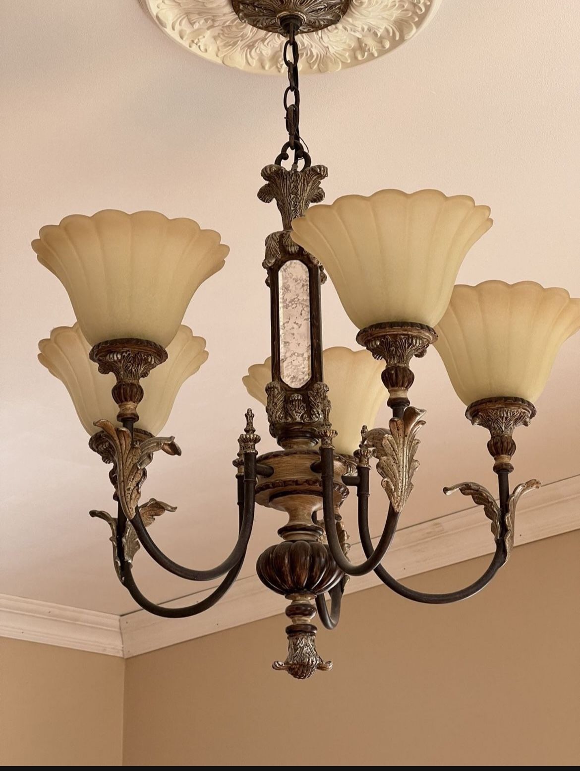 Vintage Tuscan Style Chandelier
