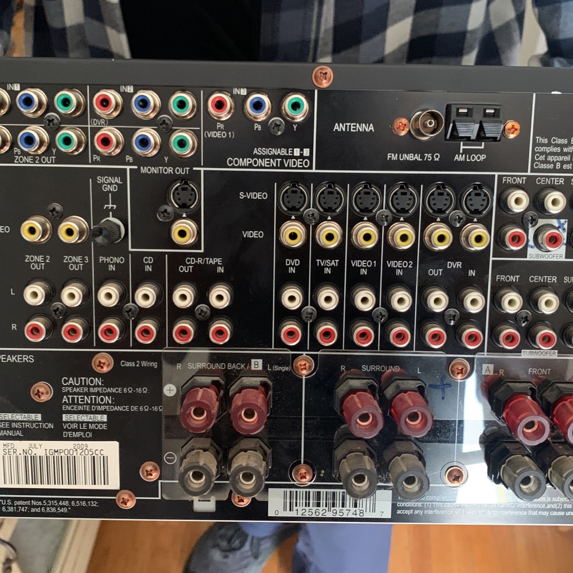 Infinity Cascade Surround System Pioneer