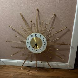 Starburst Wall Clock