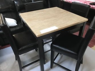 Brand new high table and 4 chairs