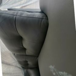 Grey sofa sectional leather