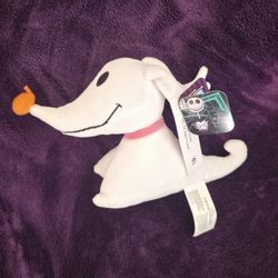 Disney Nightmare Before Christmas Zero 8"Plush