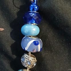 Murano Glass Keychain (BLUE)