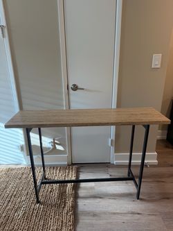 Pottery Barn Lennox Travertine Console Table (48”)