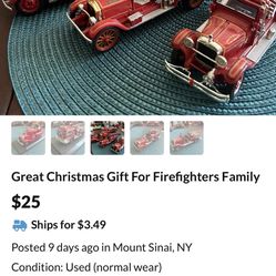 Collectables Miniature.Vintage Fire Trucks