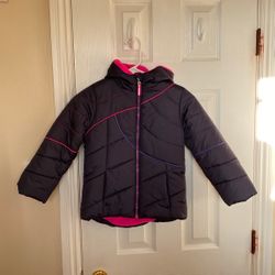 Girls Waterproof Snow/Rain Jacket | Kids Size XS (5/6)