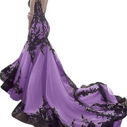 Purple Formal Gown / Prom