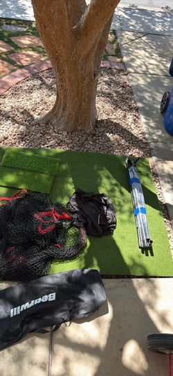 Golf Hitting Net with Practice Mat
