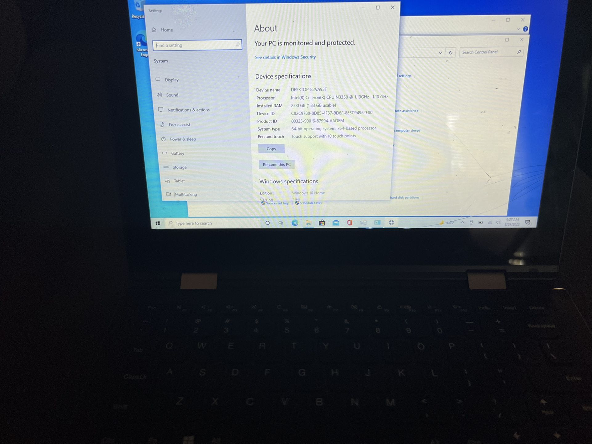 Lenovo Flex 4 11’ Laptop