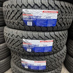 265/70/17 Atlander At Set Of 4 New Tires Installed And Balanced