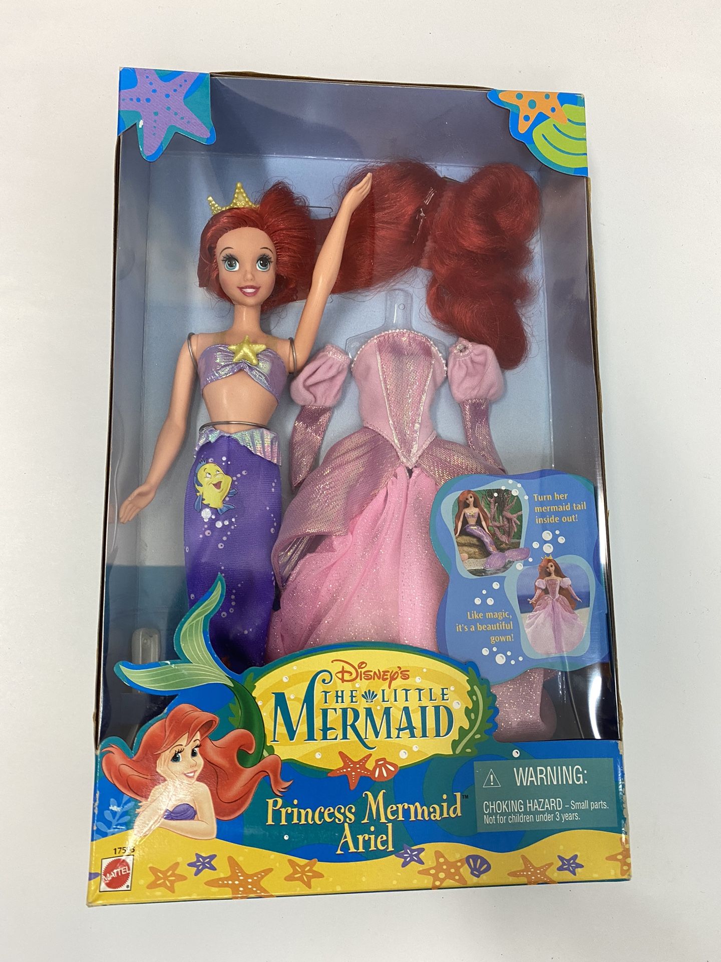 Vintage Disney’s The Little Mermaid Ariel Princess Barbie Doll Mattel 1997