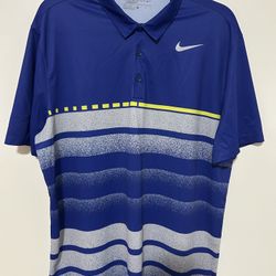 Nike Golf Dri Fit Polo Men Shirt Size Large