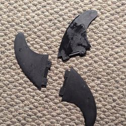 Fcs Fin Set Med Size Tri Fin Surfboard Composite Plastic Resin Flex Surfing Gear Surf Board Al Merrick Rusty Dhd Jjf Pyzel 