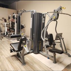 Iron Master 5 Stack Jungle Gym Exercise Weight Equipment Machine Fitness Leg Press Curl Extension