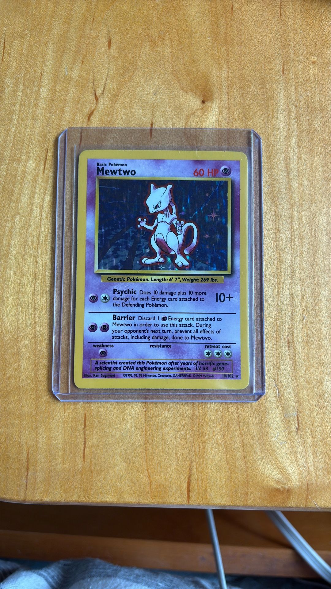 Mewtwo Base Set 10/102 Ungraded