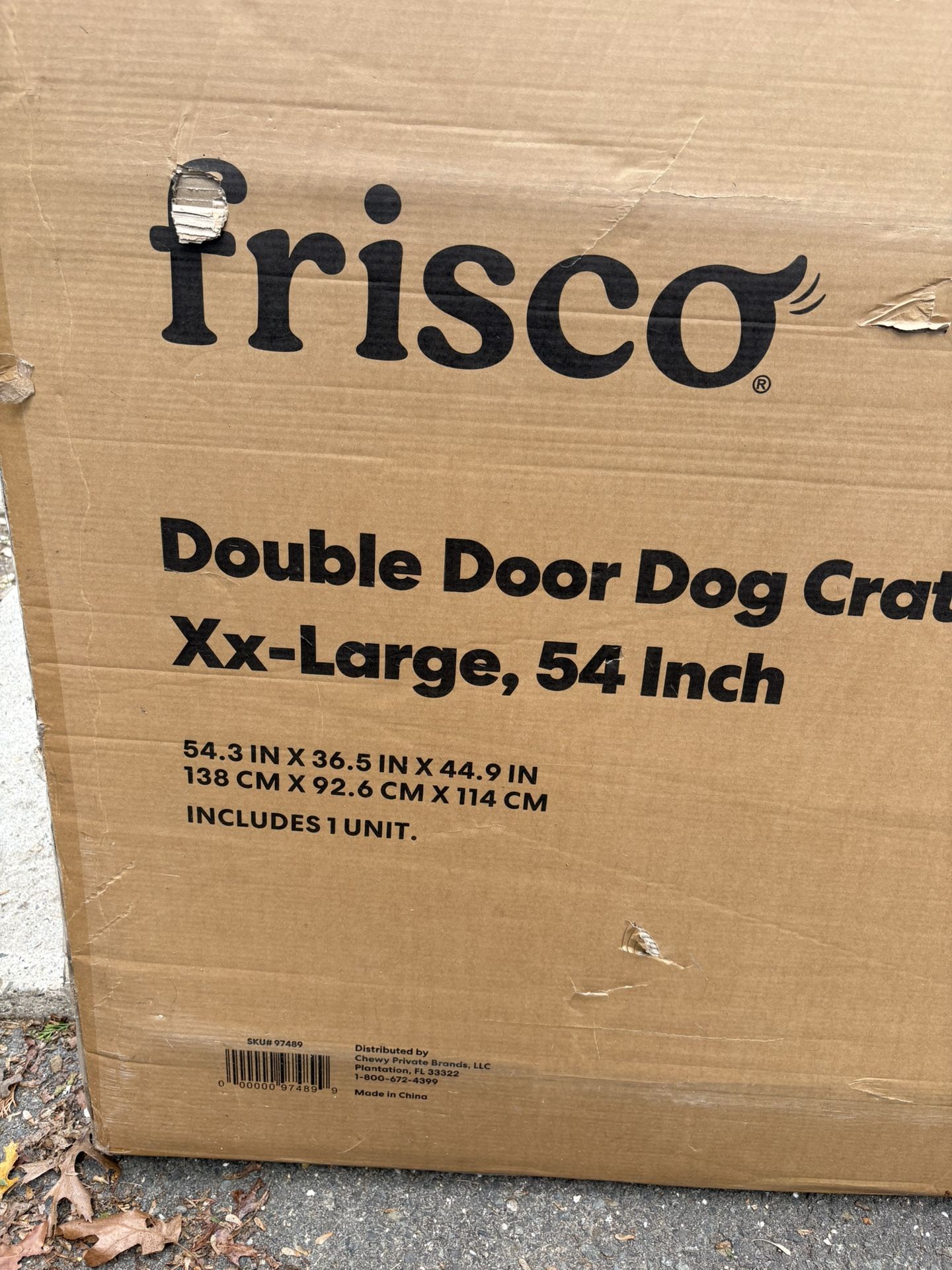 Xx large Double Door Dog Crate