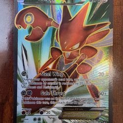 Pokemon Scizor EX 119/122 Full Art Rare Holo XY BREAKpoint MP/HP ✂️