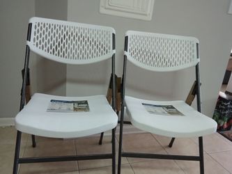 Folding chair- 2 pieces