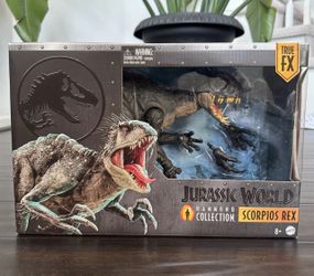 Jurassic World Hammond Collection SCORPIOS REX Dinosaur Figure *Sealed Box*