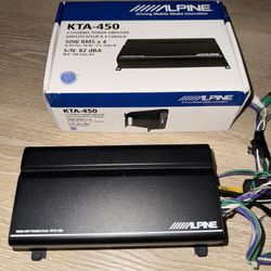 Alpine Amplifier Infinity Speakers