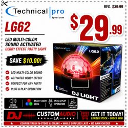 Compact LED Party LIght Globe RGB Multicolor Multibeam Effect Sound Activated LG62 🚨 Payment Options Available 🚨 No Credit Needed 🚨