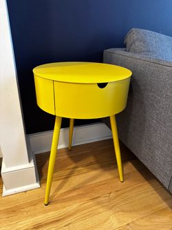 2 West Elm Mitzi Nightstand or Side Tables, Nugget
