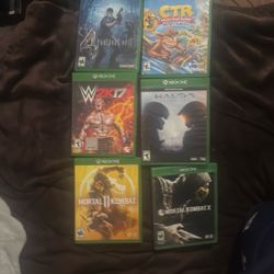 Xbox One Video Games  Halo 5 Mortal Combat WWE  Resident Evil 