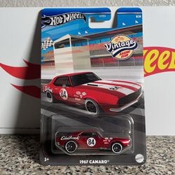 Hot Wheels 2024 HW Vintage Racing Club 6/6 Red 1967 Chevrolet Camaro CHASE VHTF!