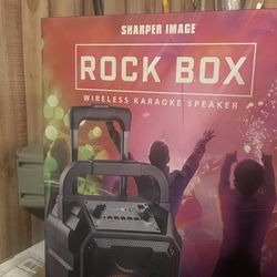 New  Karokee Machine   Sharper Image 