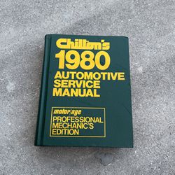 Chilton’s 1974-1980 Service Manual