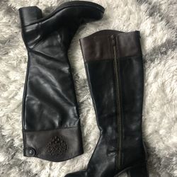 Vince Camuto Tall Leather Boots Women’s Size 7.5
