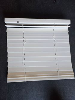 White Faux Blinds