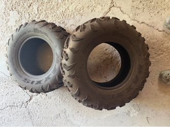Almost brand new atv tires