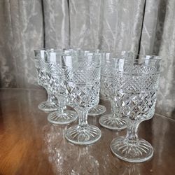 crystal clear vintage Wexford waffle pattern