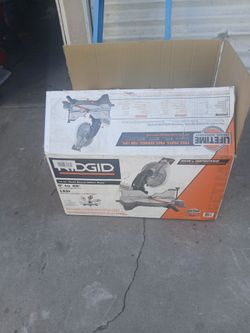 Rigid 12 in dual bevel miter saw