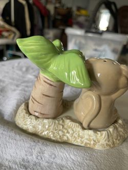Monkey And Palm Tree Salt And Pepper Shaker