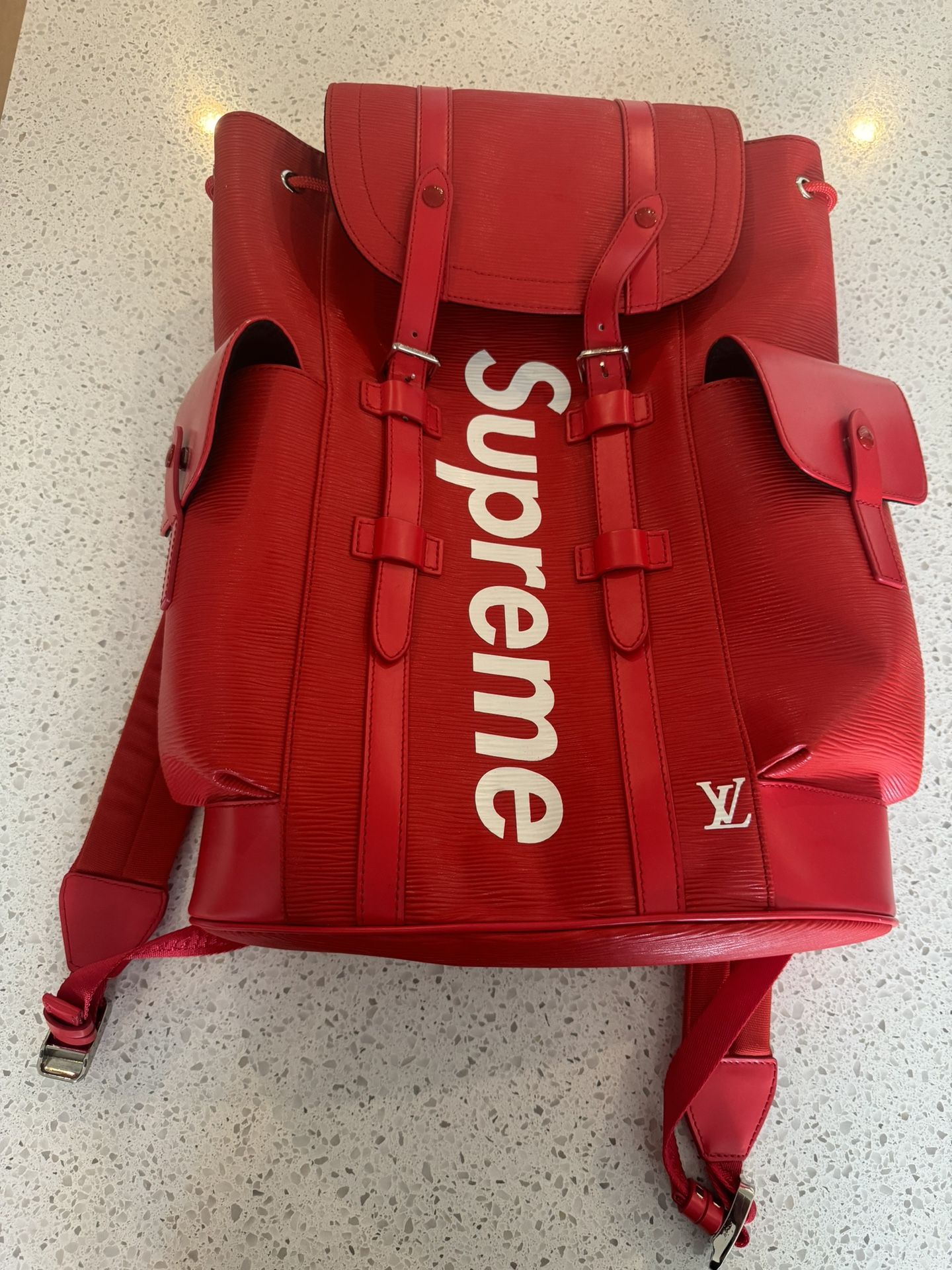 Louis Vuitton Christopher Backpack limited Edition Supreme 