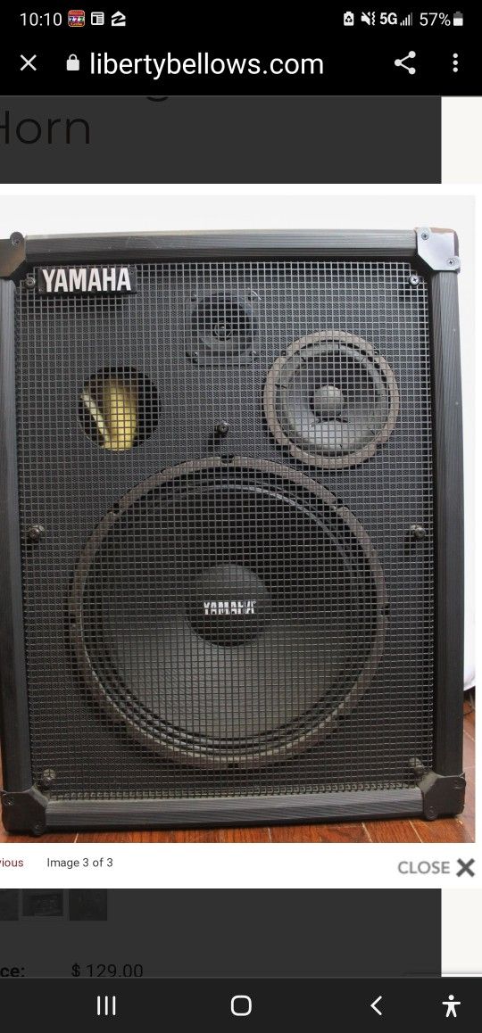ONE YAMAHA SPEAKER S115MT