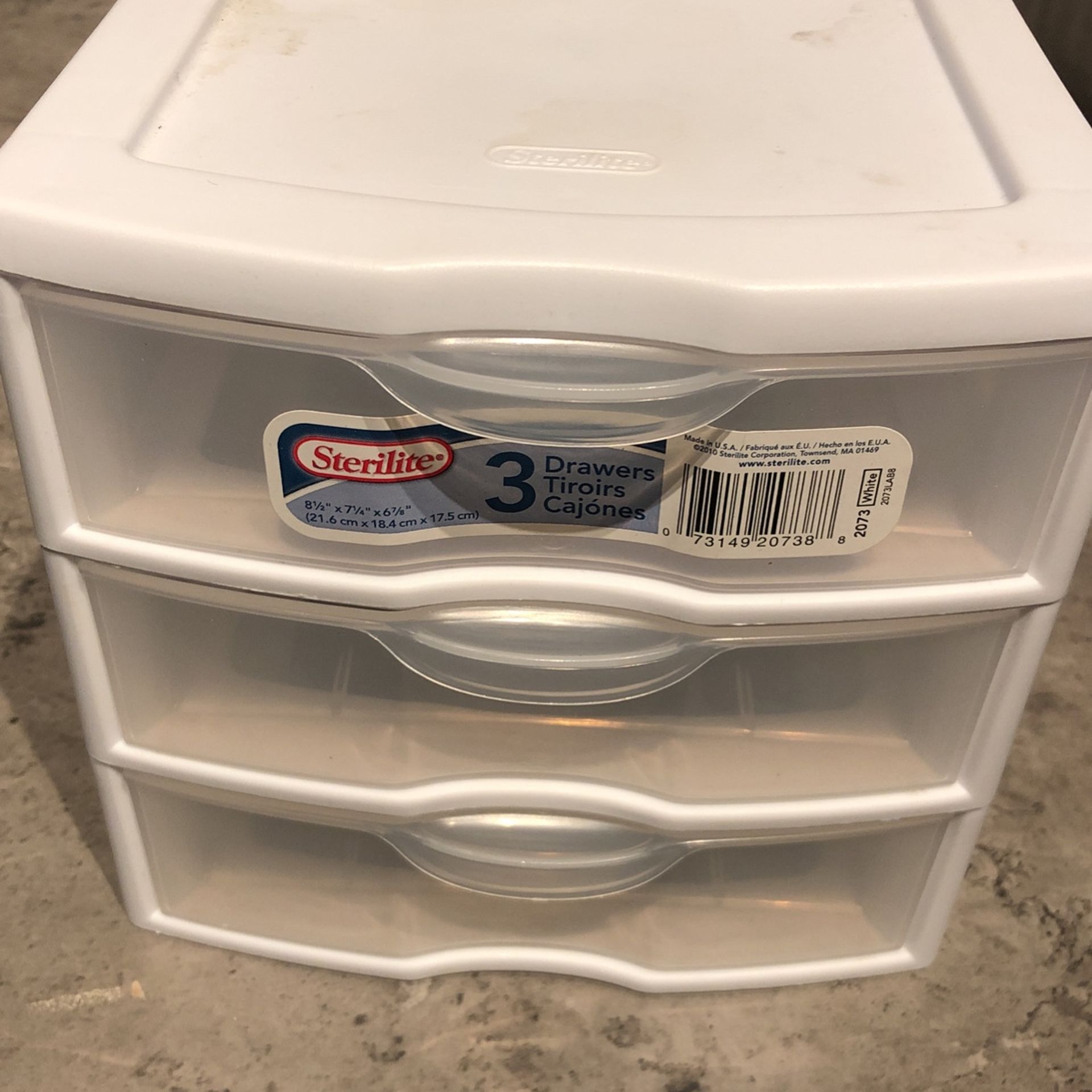 3 Drawers Plastic