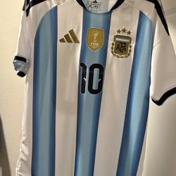 ARGENTINA JERSEYS 10 MESSI Size XL