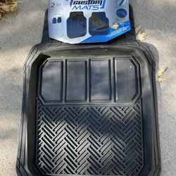 Deep New Rubber Front Seat Car Mats