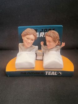 Macklin Celebrini & Will Smith bobblehead 