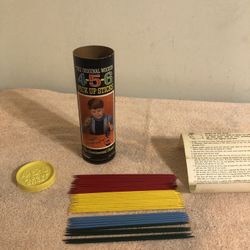  Vintage 1966 Lakeside Toys Wood 4 5 6 Pick Up Sticks With Instructions #8316