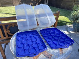 Tupperware Brand Cupcake Container - Perfect For The Holidays!