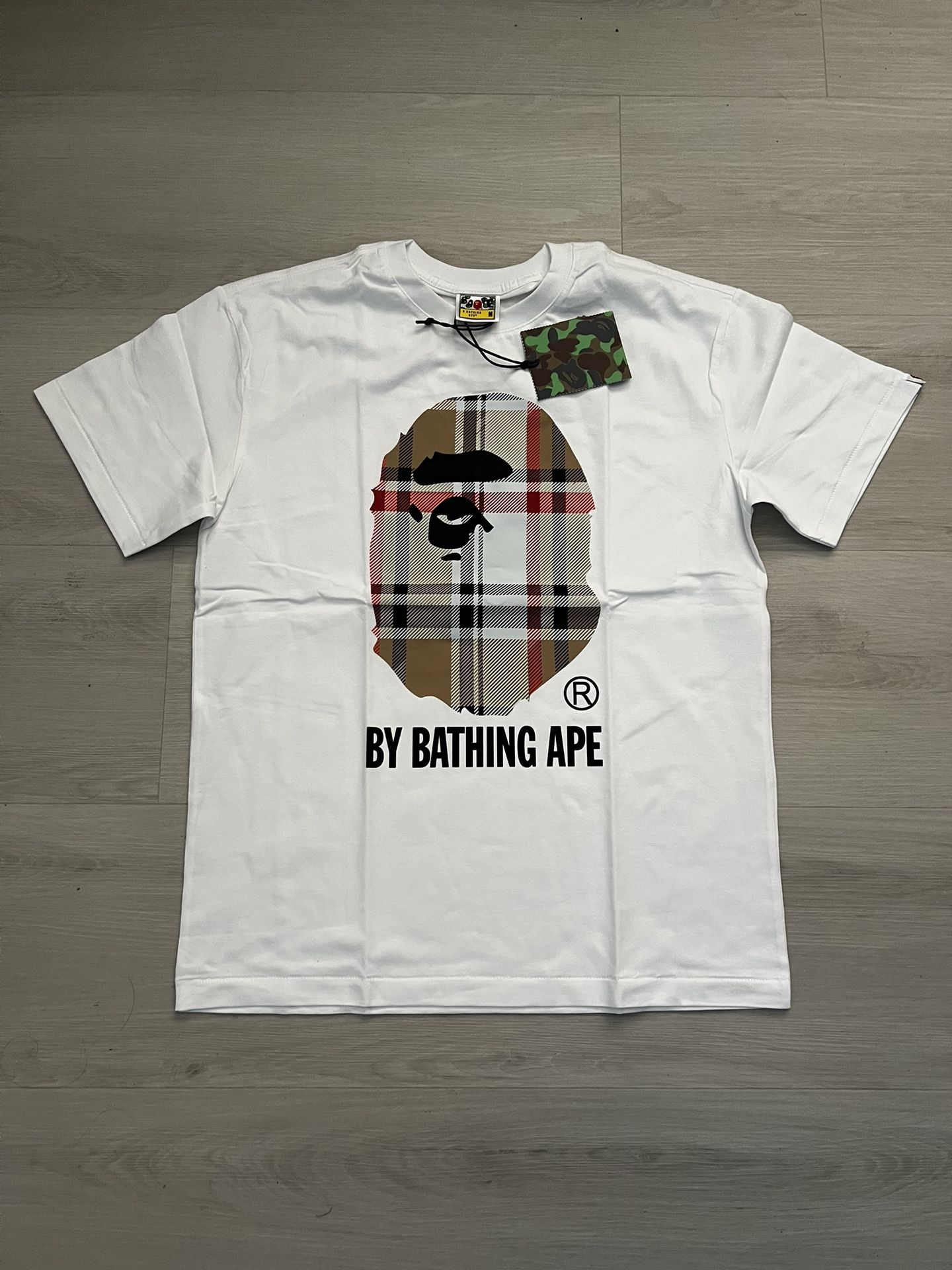 Bape X Burberry Tee Size M