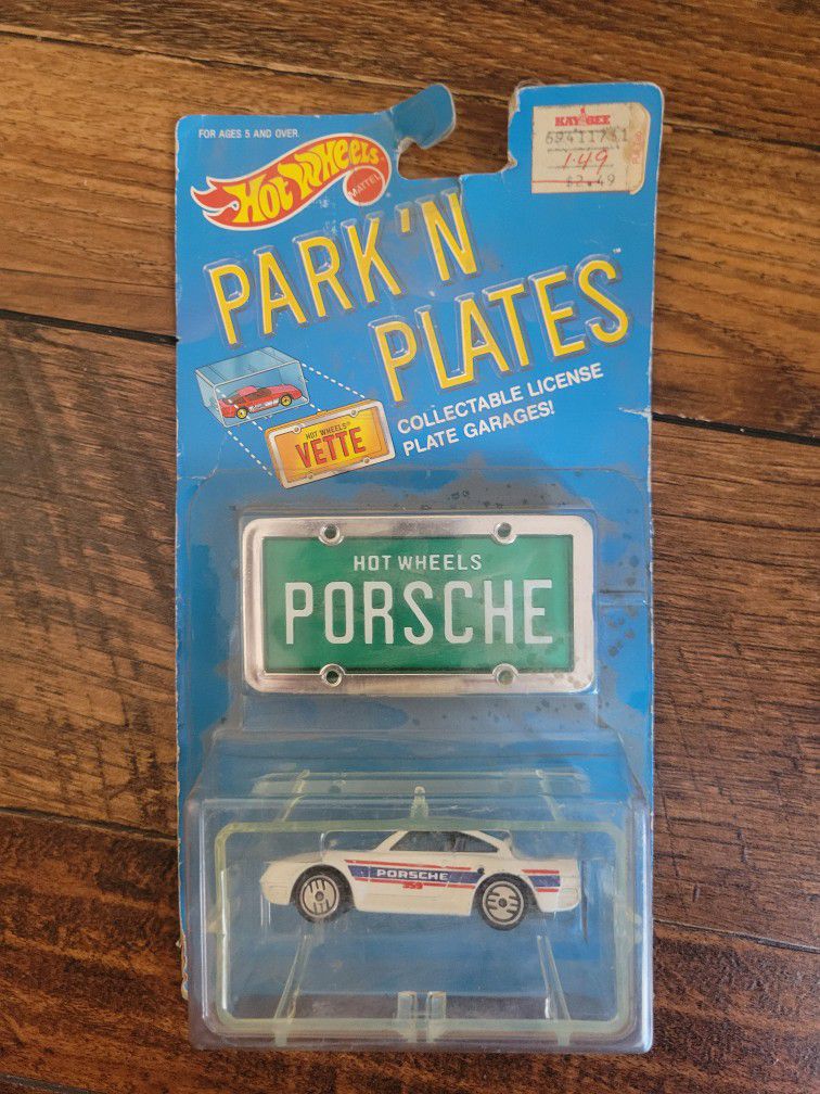 1988 Park N Plate Porche Hot Wheel.